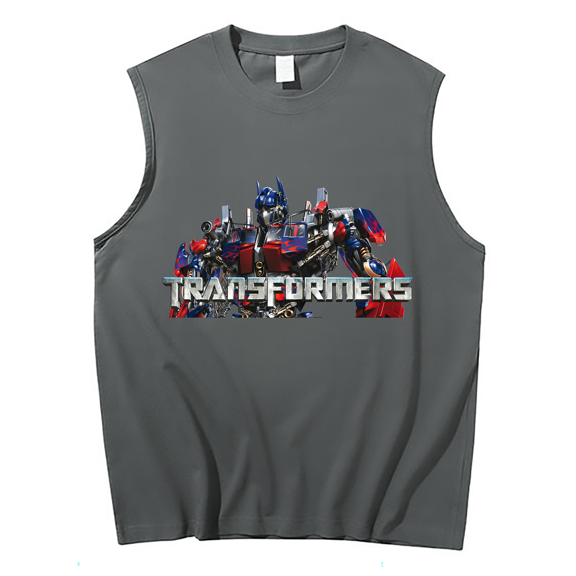 （画像用） Transformers トランスフォーマー コットン100％タンクトップ（フロントプリント）